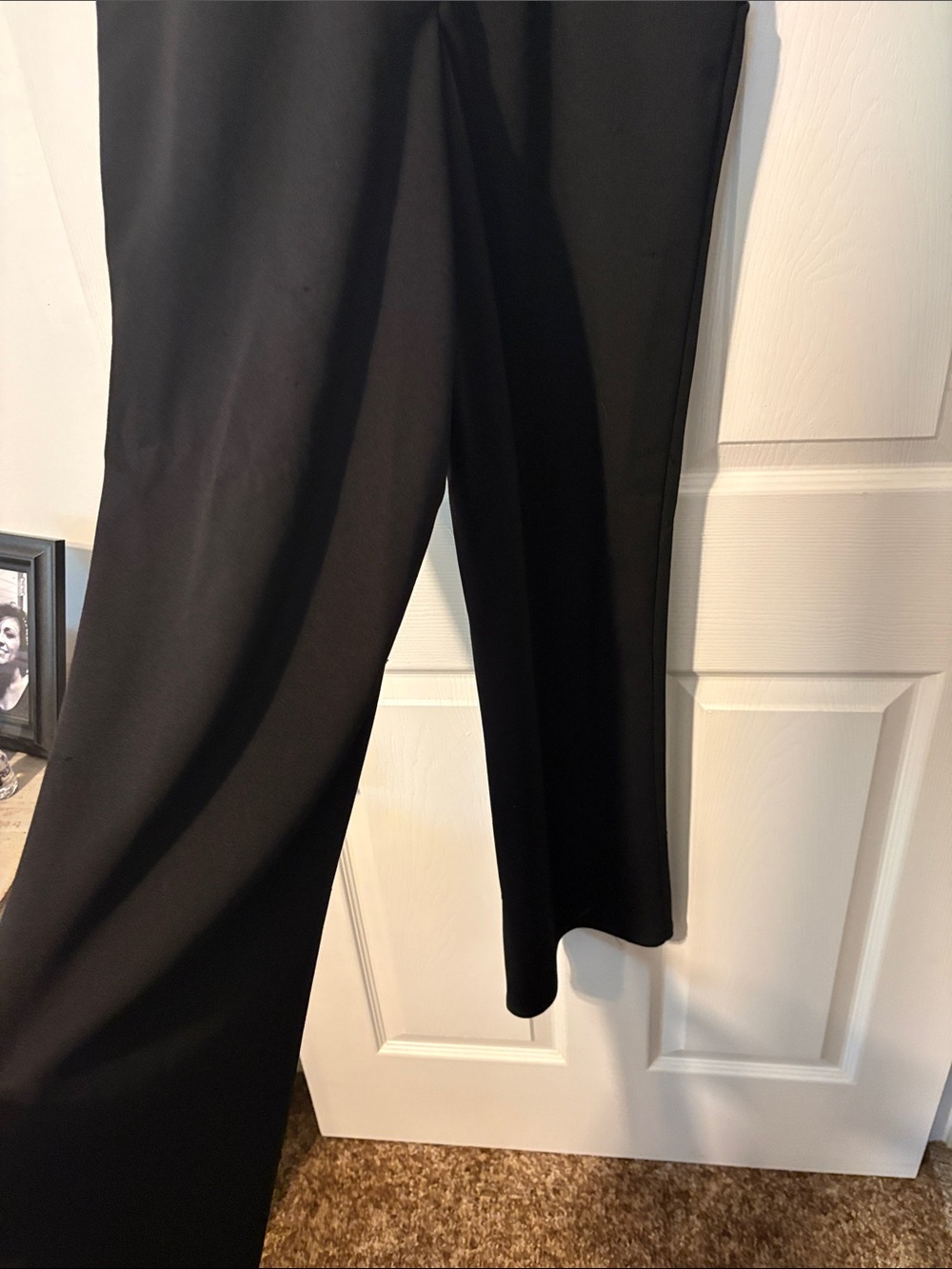 Classic Black Ruffle-Shoulder Jumpsuit - Picture 5 of 5